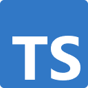 The TypeScript logo.